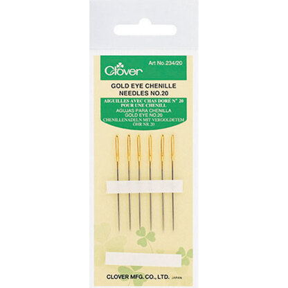 Clover Gold Chenille Needles Size 20