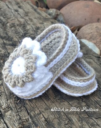 Baby bootie - Flower Sandal