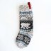 Polar Bear Stroll Crochet Stocking