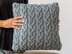 Highland Cable Cushion Knitting Pattern # 406
