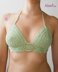 Triangle bikini top with bottom lace band _ C23