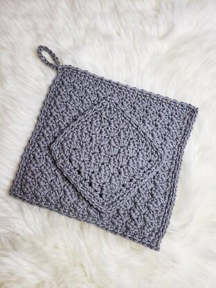 Sedgewick Coaster and Dishcloth Set