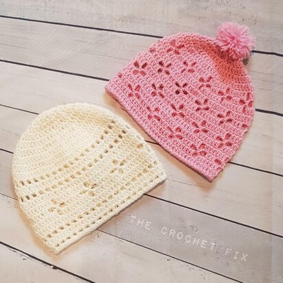 Baby girl crochet store hat pattern