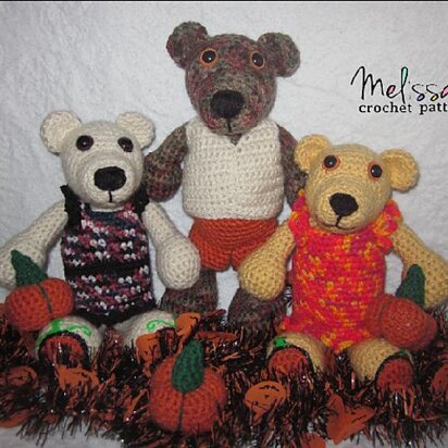 Halloween Pumpkin Bears - Halloween MCAL