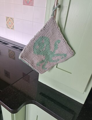 Octopus dish cloth