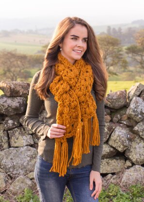 Butterscotch Tassel Scarf