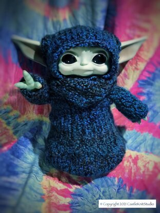 Baby Yoda Robe Pouch with Hood