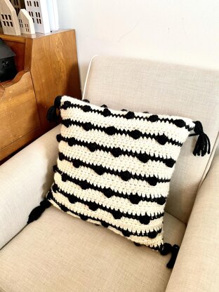 Modern Bobble Throw Pillow