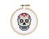 The Stranded Stitch Sugar Skull Cross Stitch Kit - 3 inches