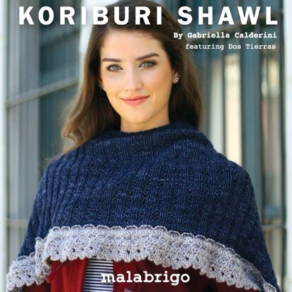 Koriburi Shawl in Malabrigo Dos Tierras - Downloadable PDF