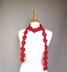 Crimson Daisy Scarf