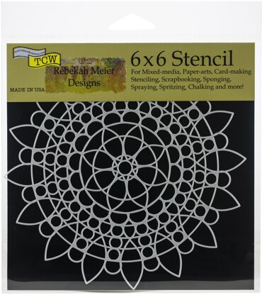 Stencil Riutilizzabile The Crafter's Workshop - Soggetto Orchidea - 56,7g - Per Biglietti, Deco E Mixed Media