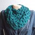 Twist harlequin Scarf and Cowl Neck Tie Variation