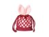 Easter bunny bag with ears Crochet pouch Easter gift Mesh bag Woven bag Easter egg hunt project