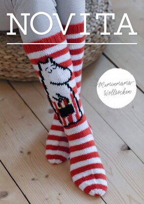 Muuminmamma Woolsocken in Novita - Downloadable PDF