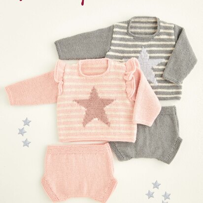Sweaters and Pants in Hayfield Baby Bonus DK - 5421 - Downloadable PDF