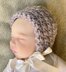 Star Stitch Baby Bonnet