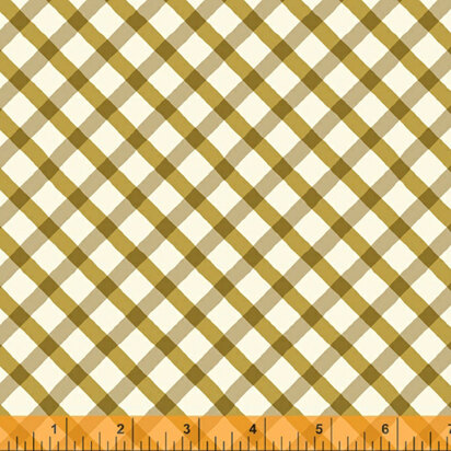 Windham Fabrics Eliza – Diagonal Plaid Brass