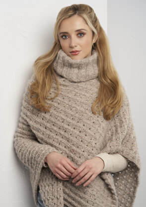 Stormi Poncho in Rowan Brushed Fleece - RTP004-0006-ENPFRP - PDF