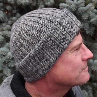 Ribbed Toque 120 - knitting pattern