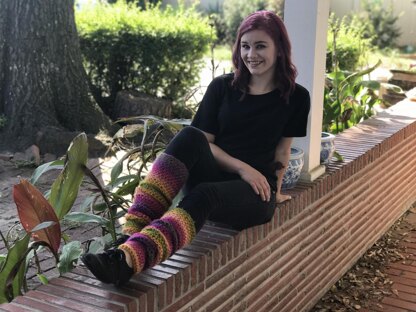 Comfy Coral Reef Legwarmers