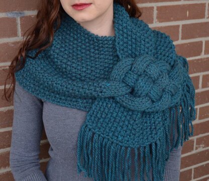 Misty Mornings - Celtic Knot Cowl