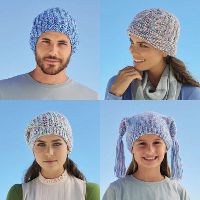 Hats in Sirdar Imagination Chunky - 8060 - Downloadable PDF