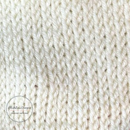 Tunisian Knit Stitch Afghan Square