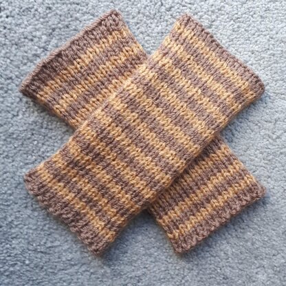 Mocha Wrist Warmers
