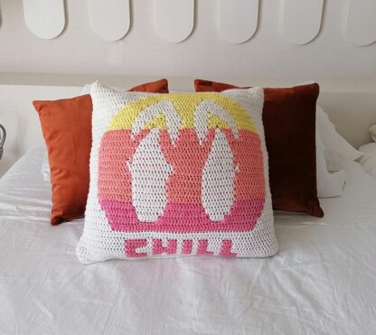 Summer Flip Flop Cushion