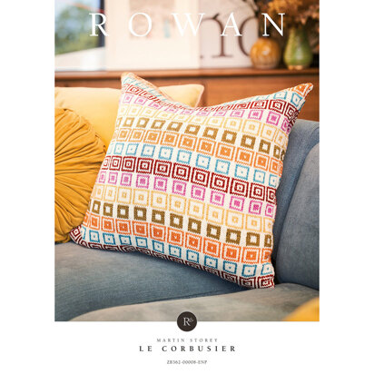 Le Corbusier Cushion in Rowan Cotton Glace - PDF