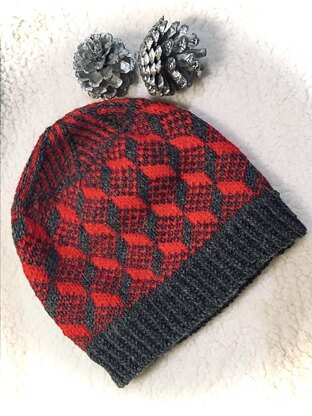 Knitted Cubes Headscarf Pattern: knitting pattern (Knit Hat Pattern Books  and Crochet Hat Pattern Books) See more