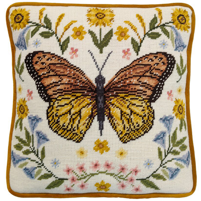Bothy Threads Botanical Butterfly Tapestry Kit - 14 x 14in