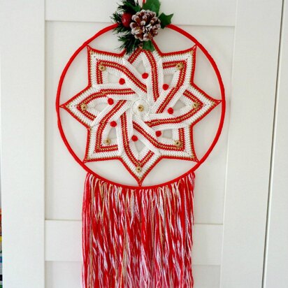 Christmas Star Dream Catcher