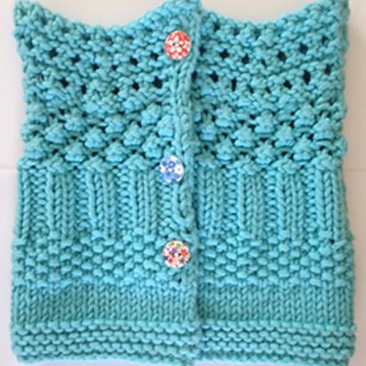 Stitch sampler neckwarmer