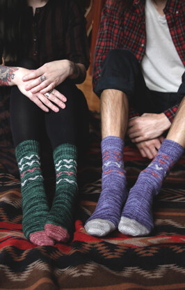 Merit Socks by Sachiko Burgin - Knitting Pattern in The Yarn Collective