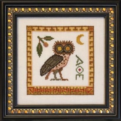 Ink Circles Athene Noctua (Athena's Owl) - NKP37 - Leaflet