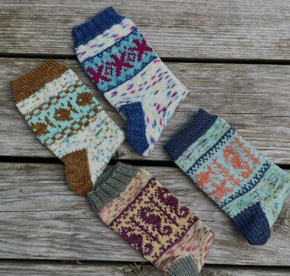 Under the Sea Knit Sock Collection