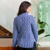 Vandra Jumper - Knitting Pattern for Women in MillaMia Naturally Soft Aran