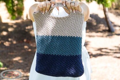 T-Shirt Yarn Bag Crochet pattern by Nicole Riley