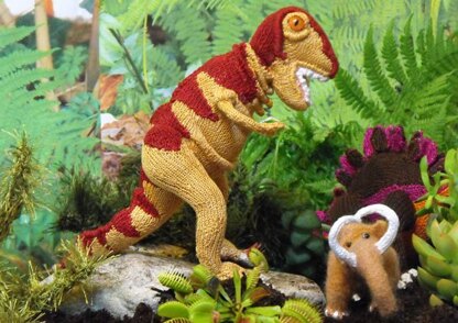 Tony the Tyrannosaurus Rex toy knitting pattern