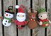 Santa and Friends Ornaments