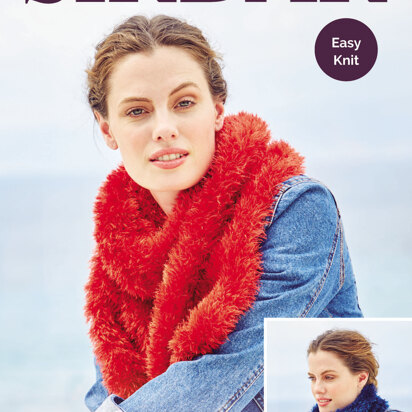 Woman's Accessories in Sirdar Funky Fur - 8236 - Downloadable PDF