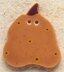 Mill Hill Button 43056 - Pumpkin with Gold Dots
