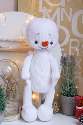 Knitting Snowman Toy Pattern