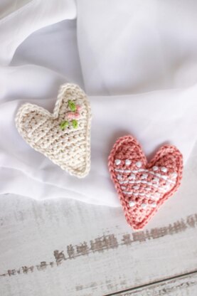 Embroidered heart