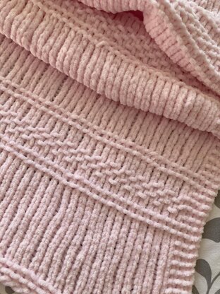 Lightweight Chunky Baby Blanket