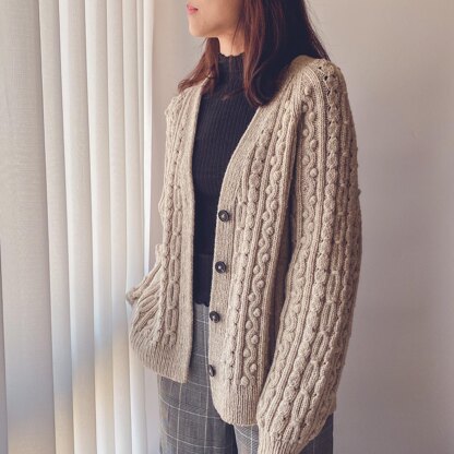 Pea Cardigan Knitting pattern by Irene Lin