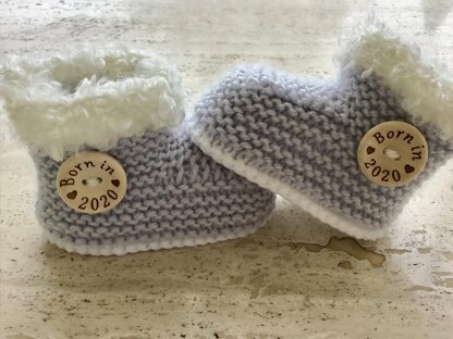 Baby Boy Grey Booties