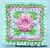 Flower in granny square